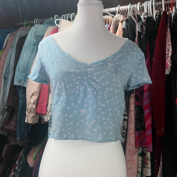 floral cropped tee - Picture 1 of 3